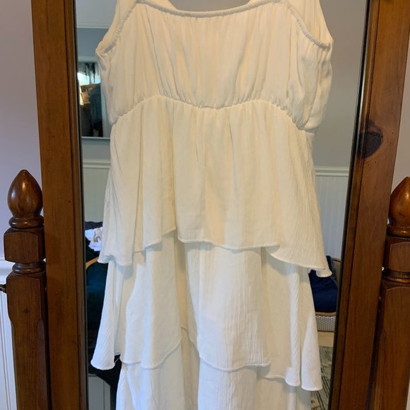 Altar'd State White Spaghetti Strap Dress Size XS, Worn Once! - Picture 2 of 3